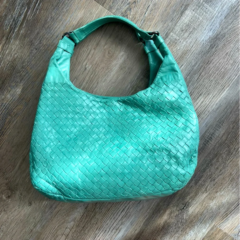 VNTG Bottega Veneta intrecciato hobo bag - Picture 1 of 16
